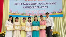 Thành Tựu tại Hội Thi "Giáo viên giỏi cấp quận" của Trường Tiểu học Thới Bình 1